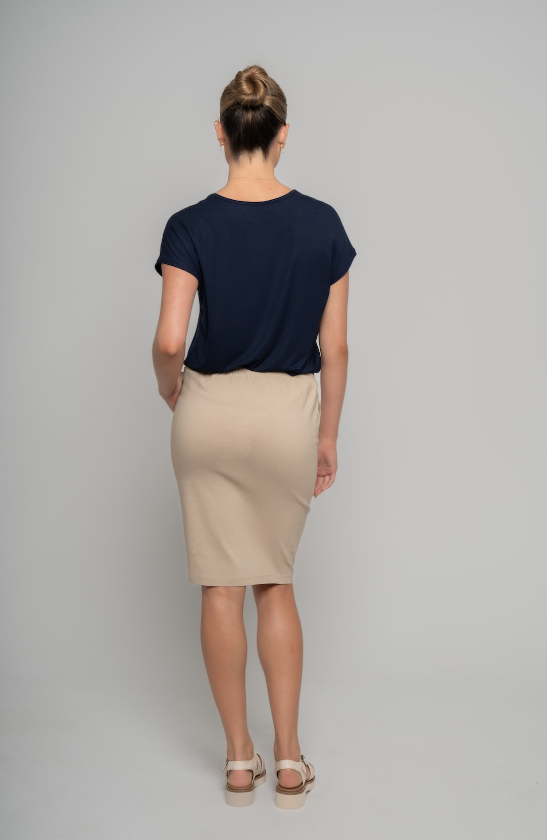 BRING IT BACK SKIRT - Stone