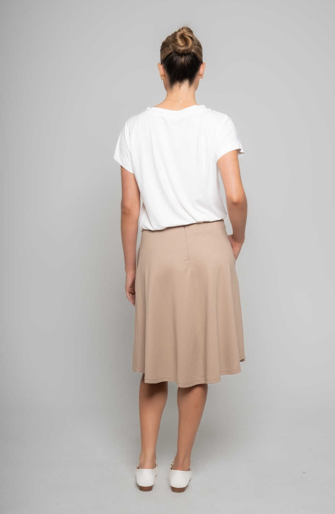 A-LINE SKIRT - Creme Brulee