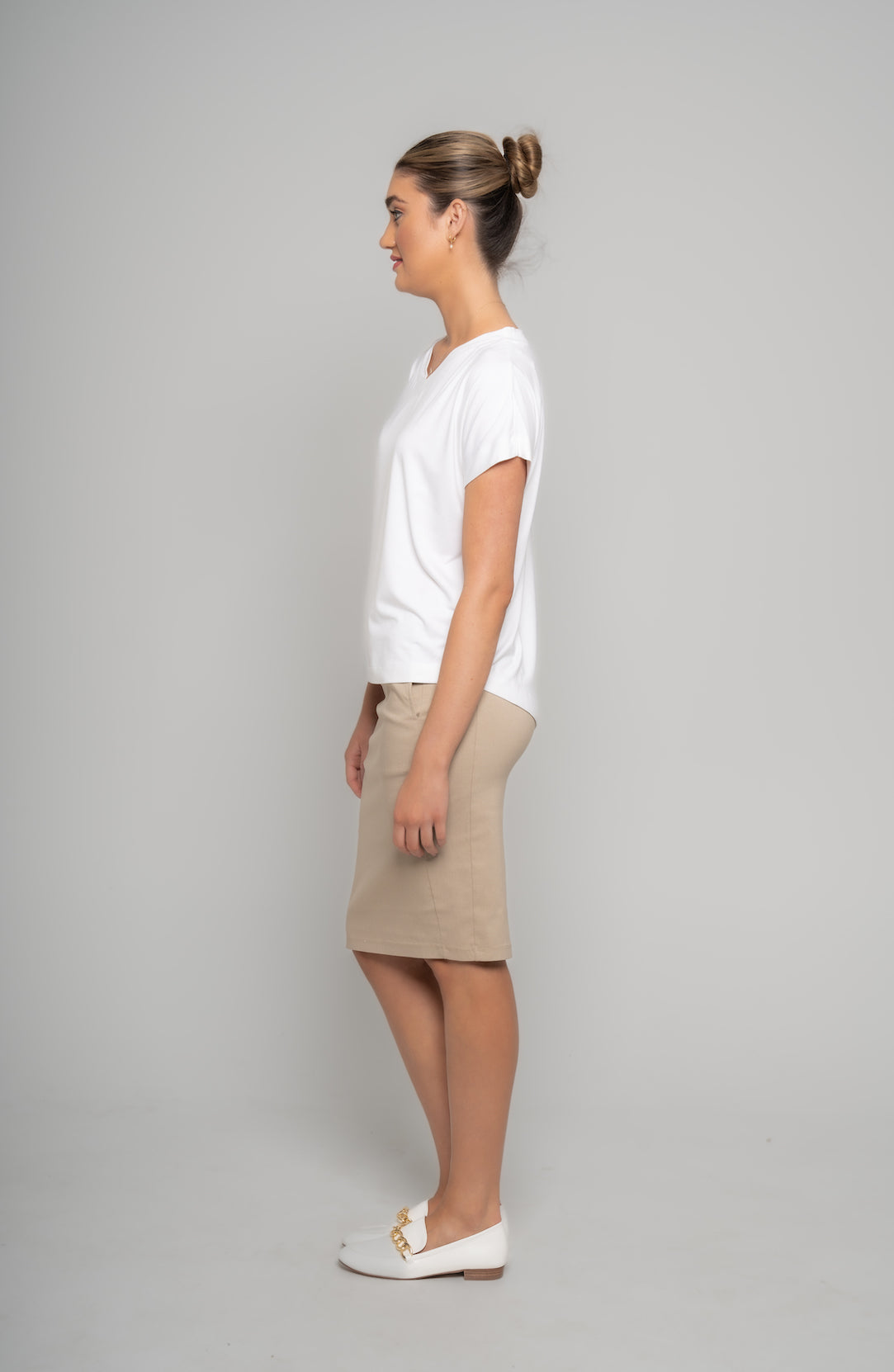 INSPIRED TEE - Chalk