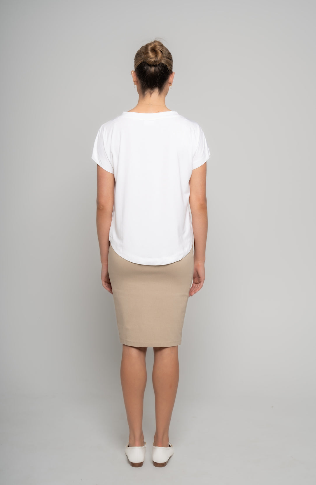 INSPIRED TEE - Chalk