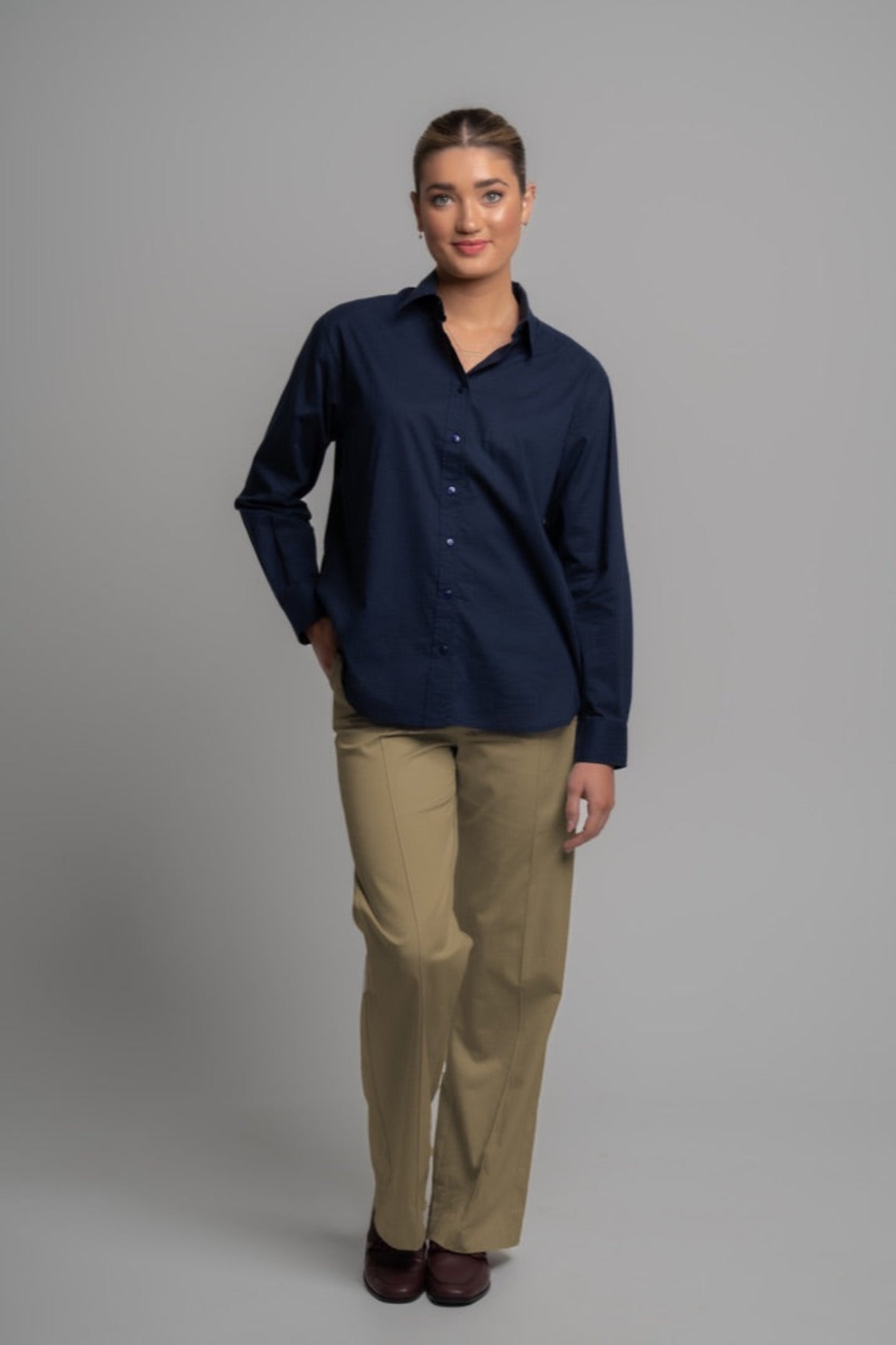 WIDE LEG PANT - Warm Rich Camel