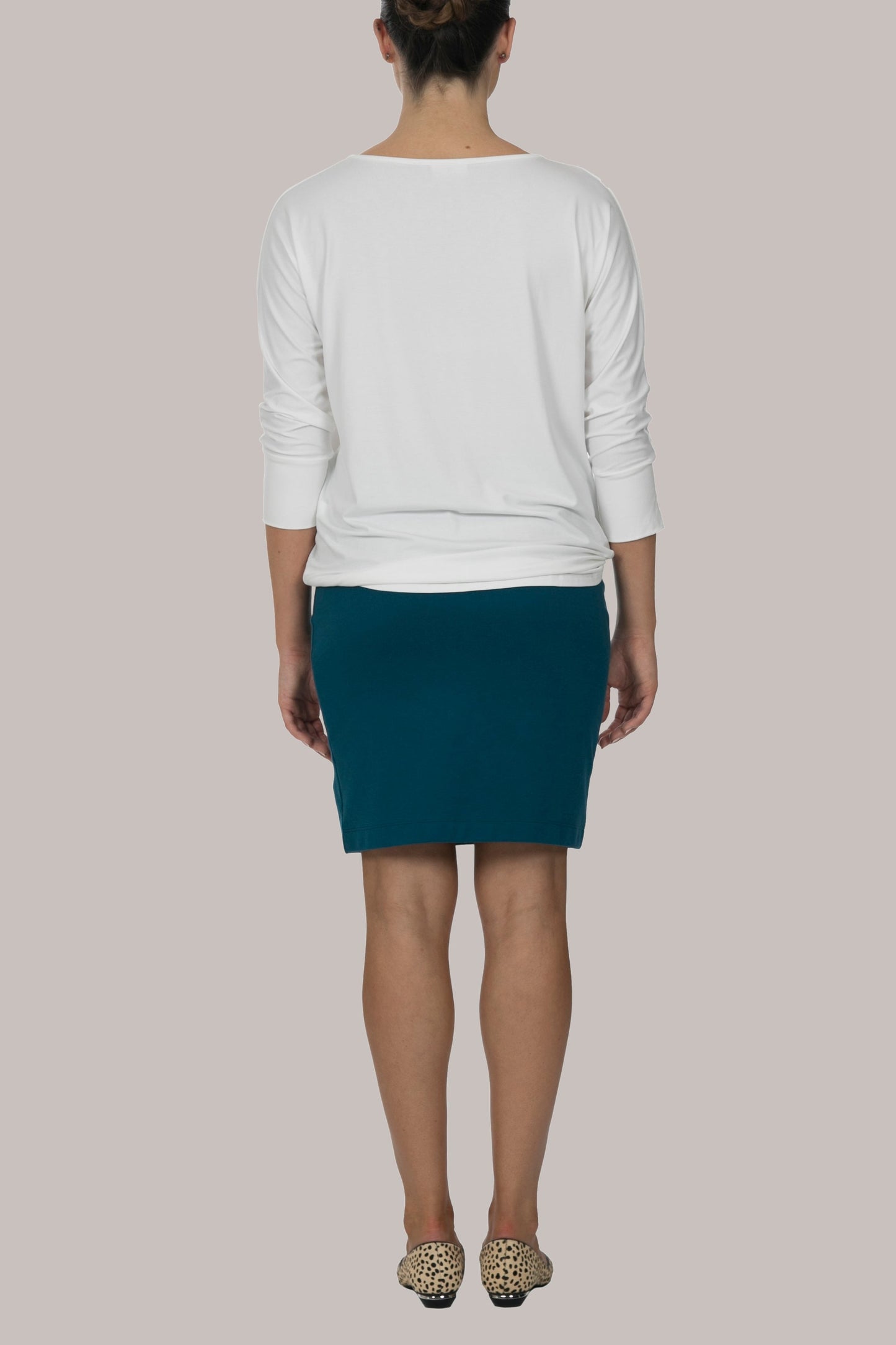 FLOURISH TOP - Chalk